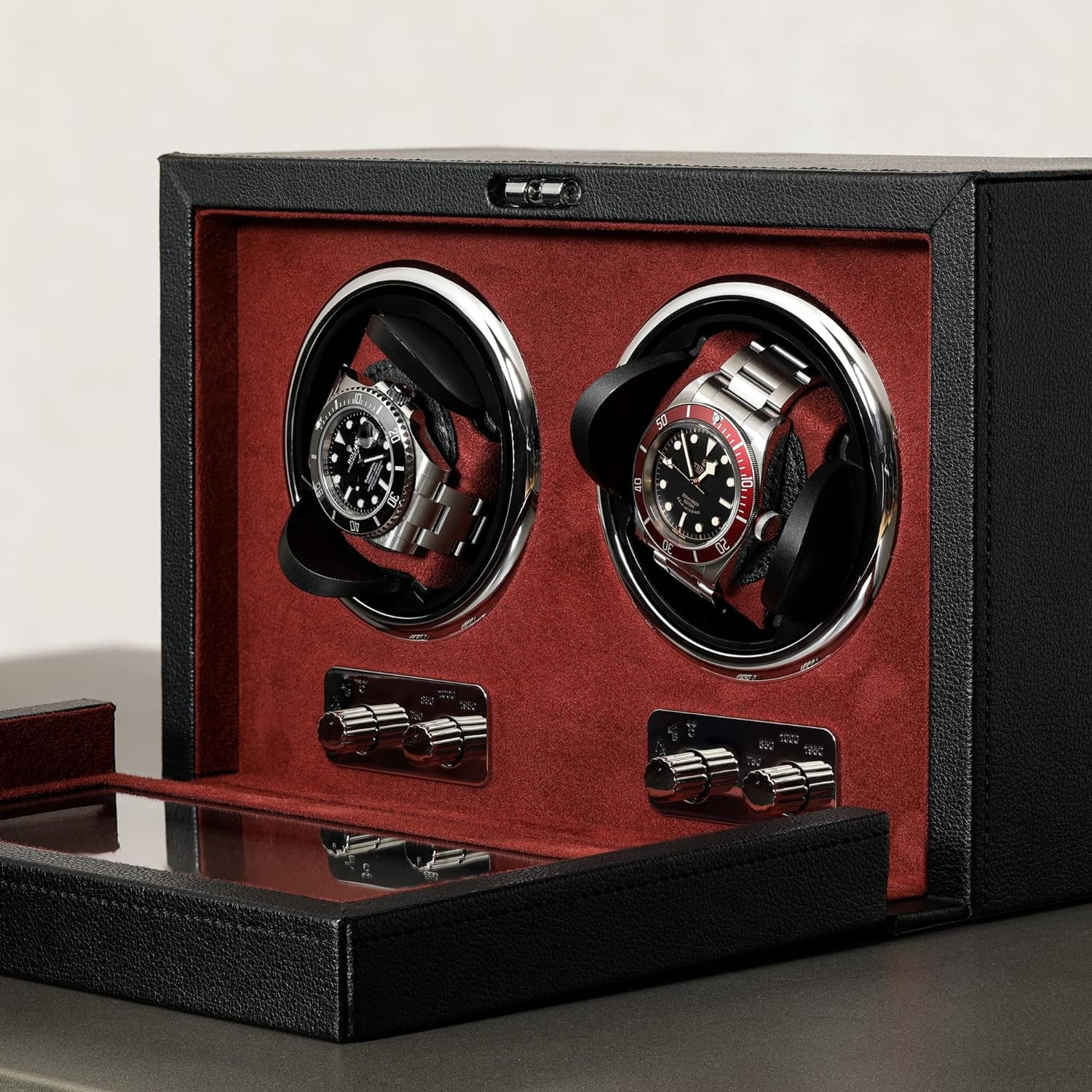 Remontoir Montres Automatiques Rothwell Double Rouge