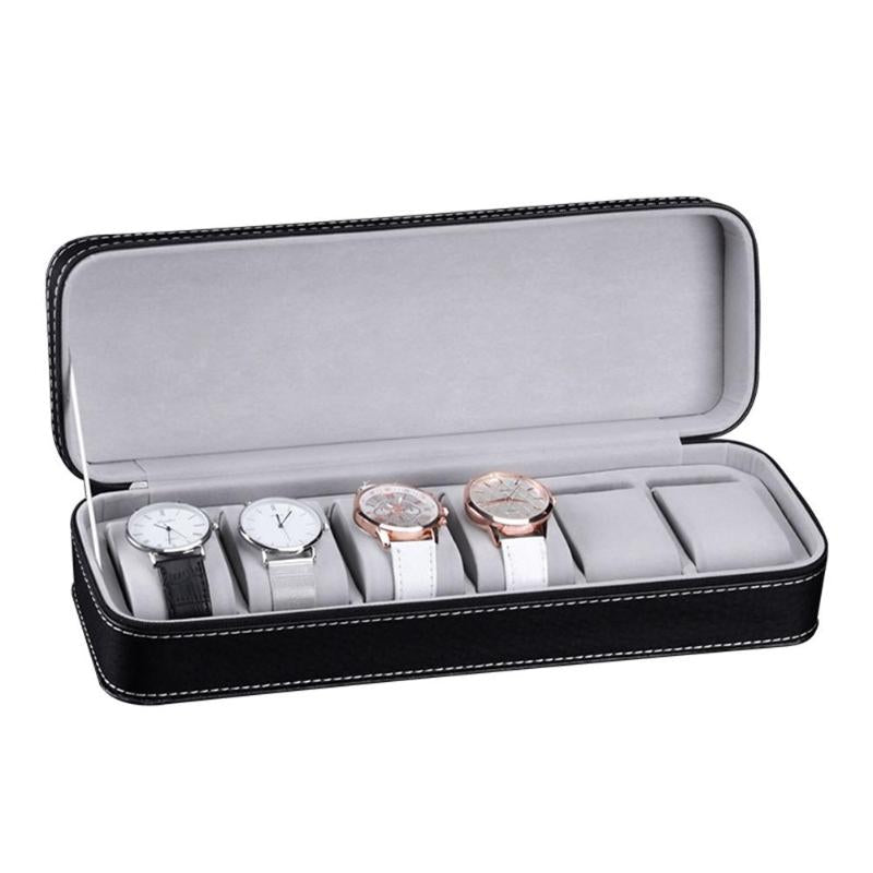 Trousse et Coffret de Voyage  pour 6 Montres - Boite à Montre