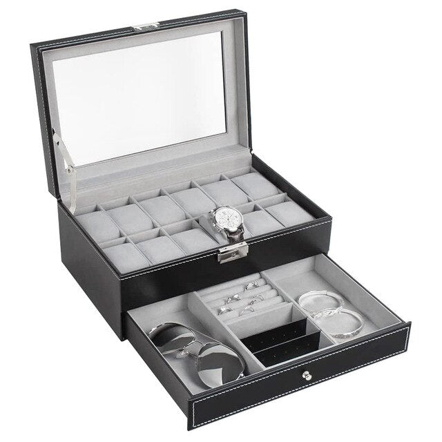 Coffret Montre et Bijoux Homme - Boite à Montre