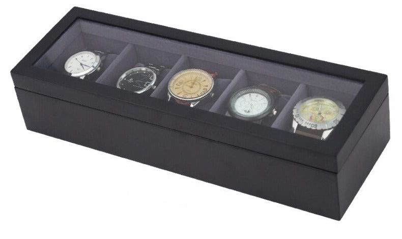 Coffret à Montre en Noir - Boite à Montre