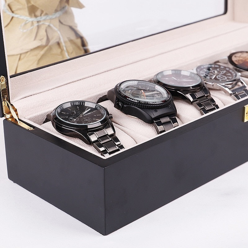 Coffret de Rangement  à Montre en Bois - Boite à Montre